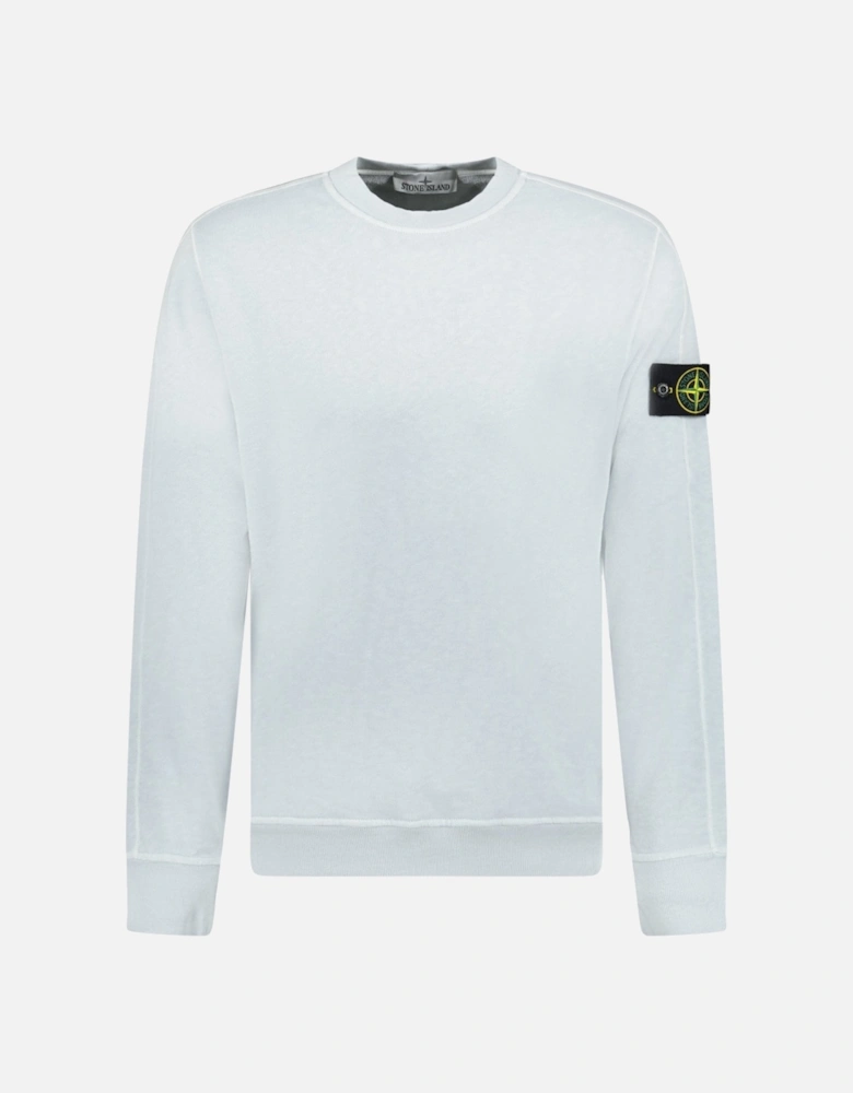 Crew Neck Light Sweatshirt Light Blue
