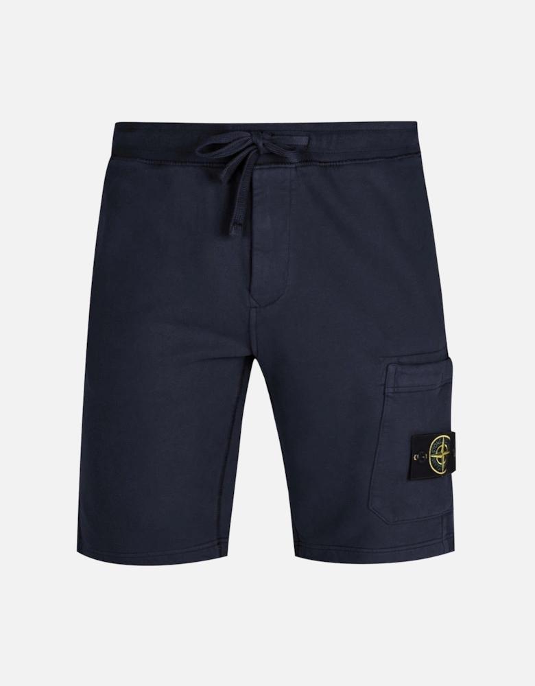 Badge Sweat Shorts Navy