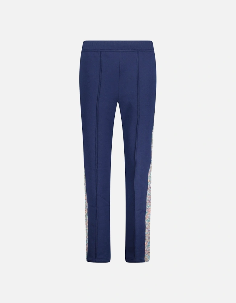 Side Pattern Sweat Pants Navy