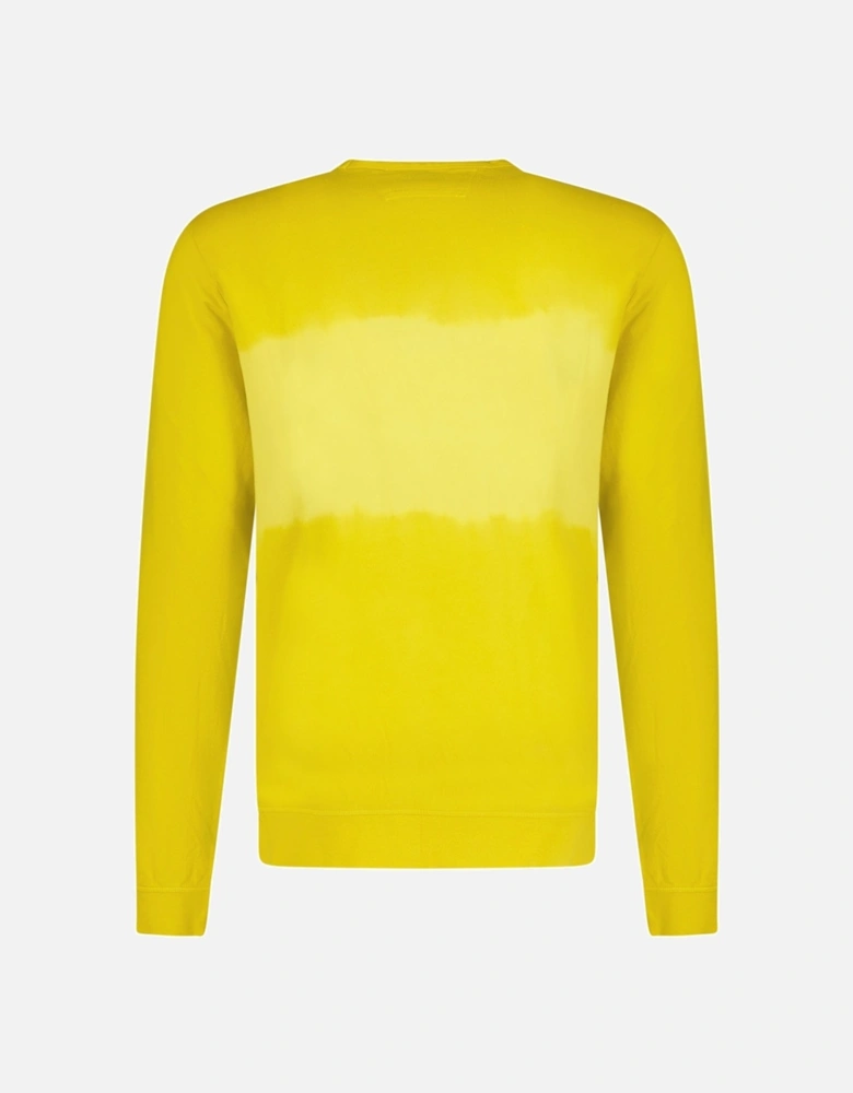 Dye Logo Sweatshirt Yellow