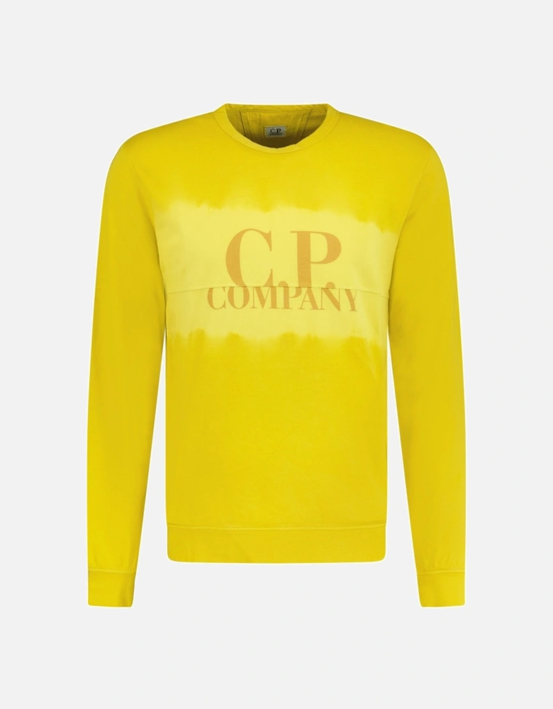 Dye Logo Sweatshirt Yellow