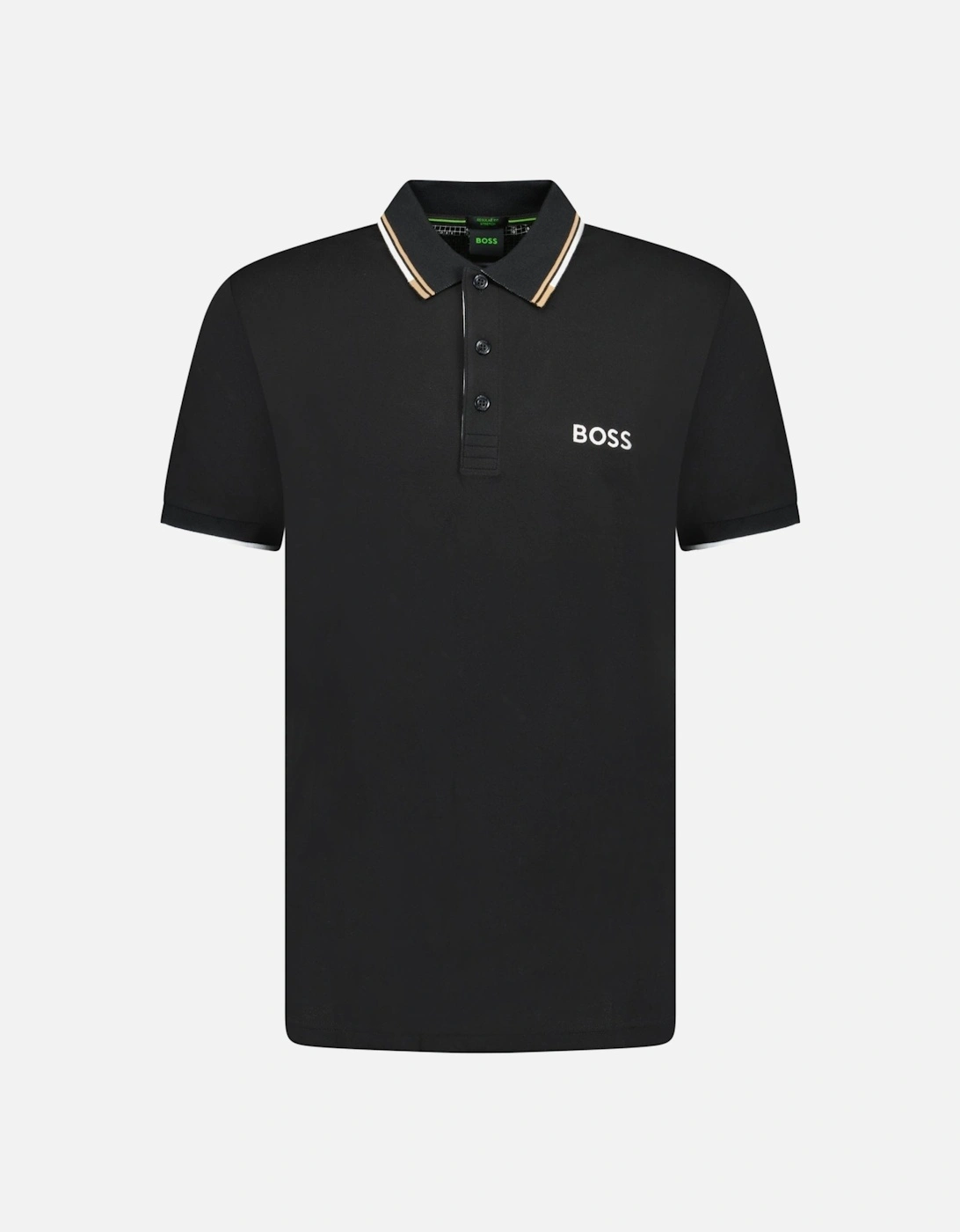 Green Label Paddy Pro Polo Shirt Black, 4 of 3