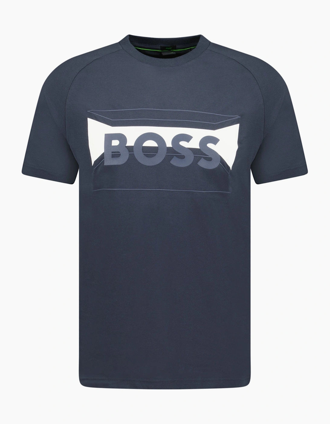 Men's Hugo Boss Artwork Logo T-Shirt Navy - Size: 34