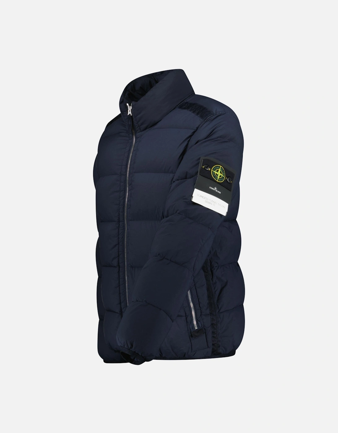 Puffer Jacket In Seamless Tunnel Nylon Navy