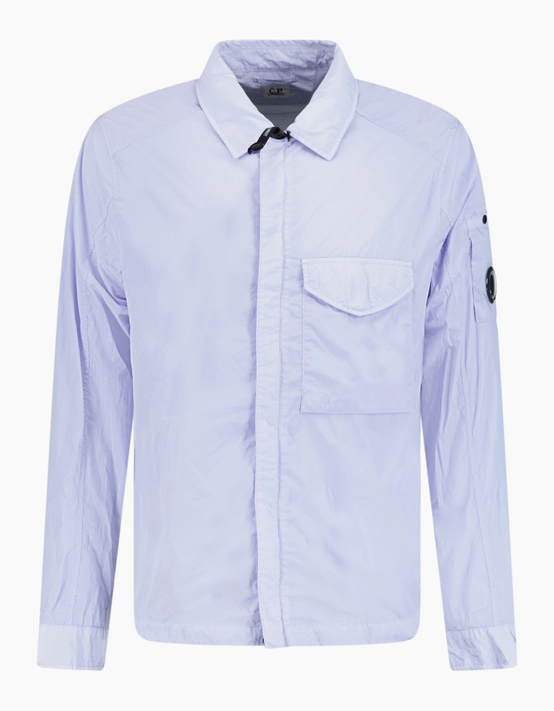 Men's CP Company Lens Chrome Zip-Up Jacket Lilac - Purple - Size: 38/Regular