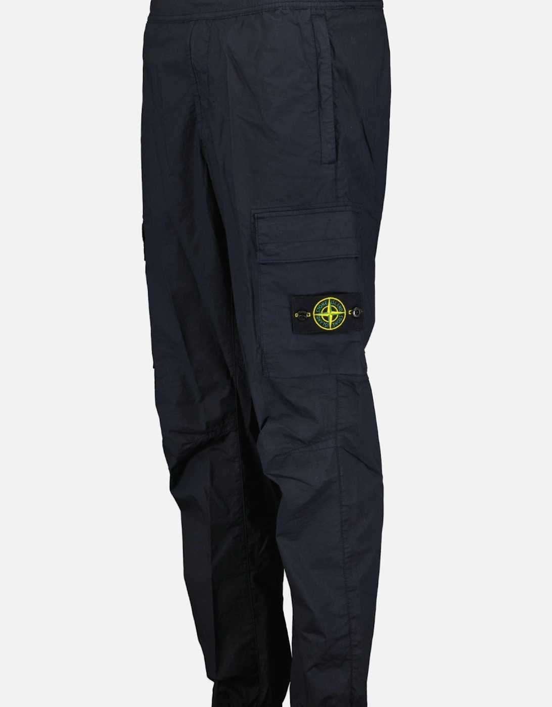 Cuffed Cargo Trousers Navy