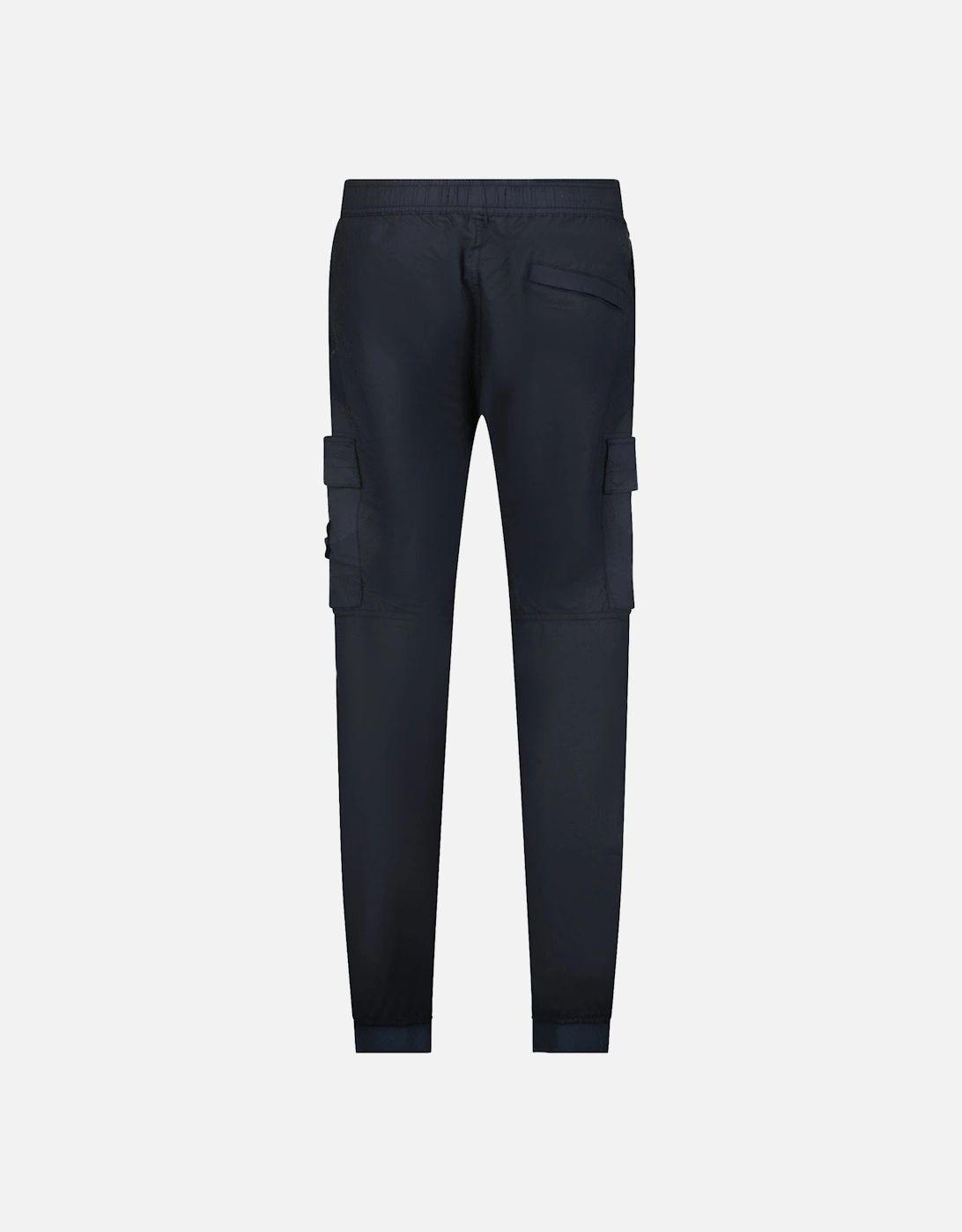 Cuffed Cargo Trousers Navy