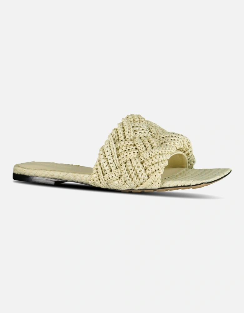 Lido Flat Sandals Beige