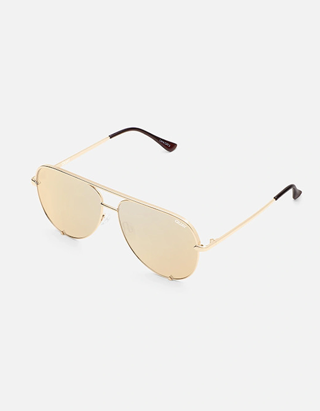 High Key Gold Polarised Lens Sunglasses, 3 of 2