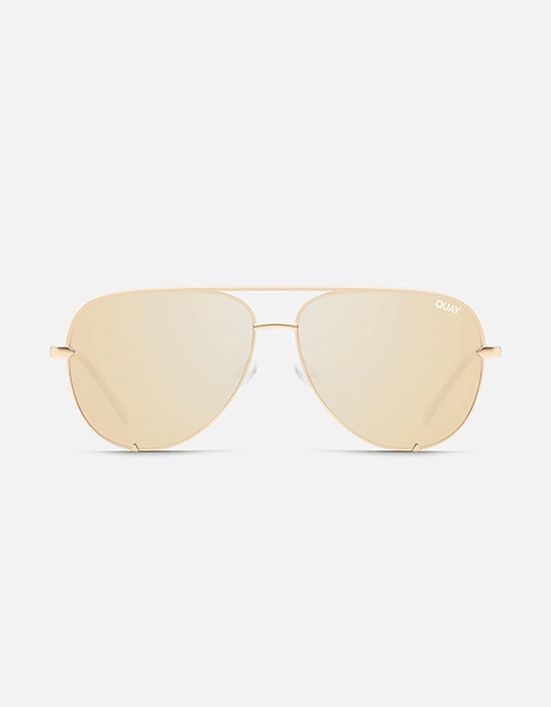 High Key Gold Polarised Lens Sunglasses