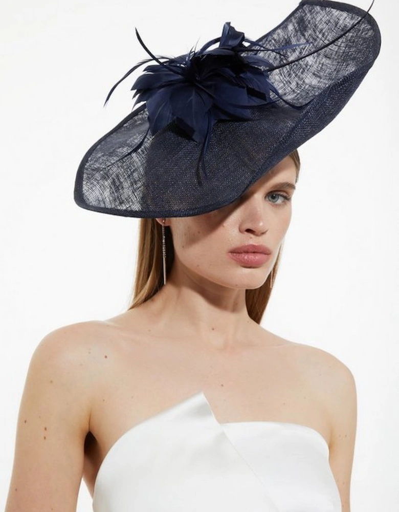 Feather & Quill Disc Fascinator