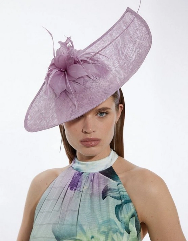 Feather & Quill Disc Fascinator