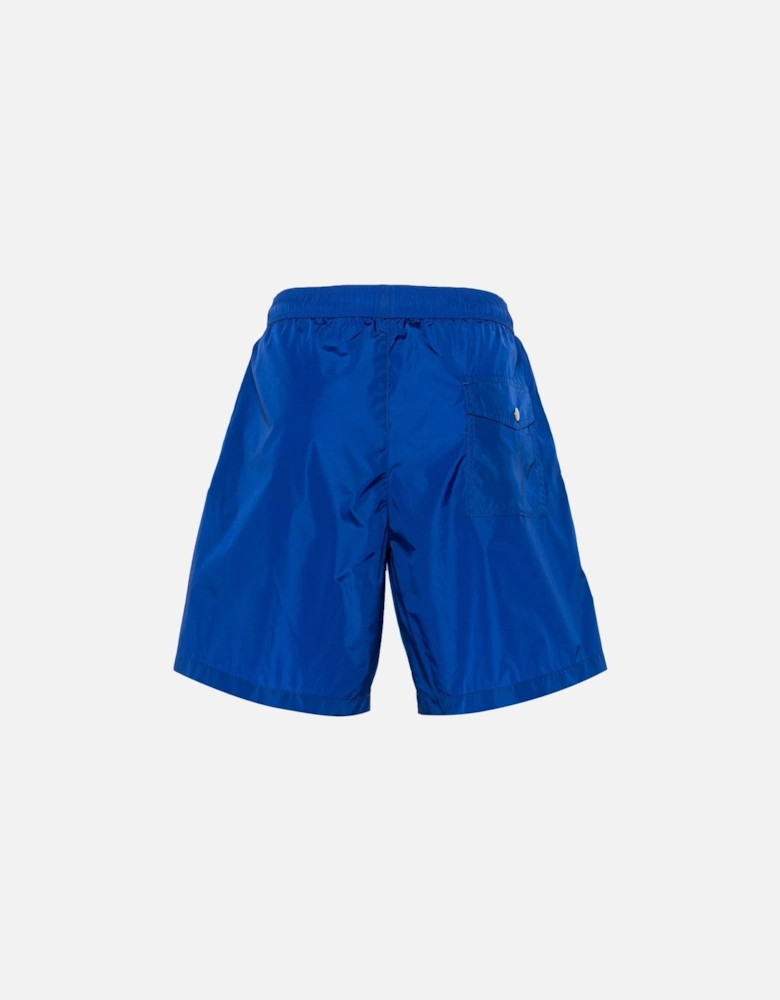 Tape Trim Swim Shorts Blue