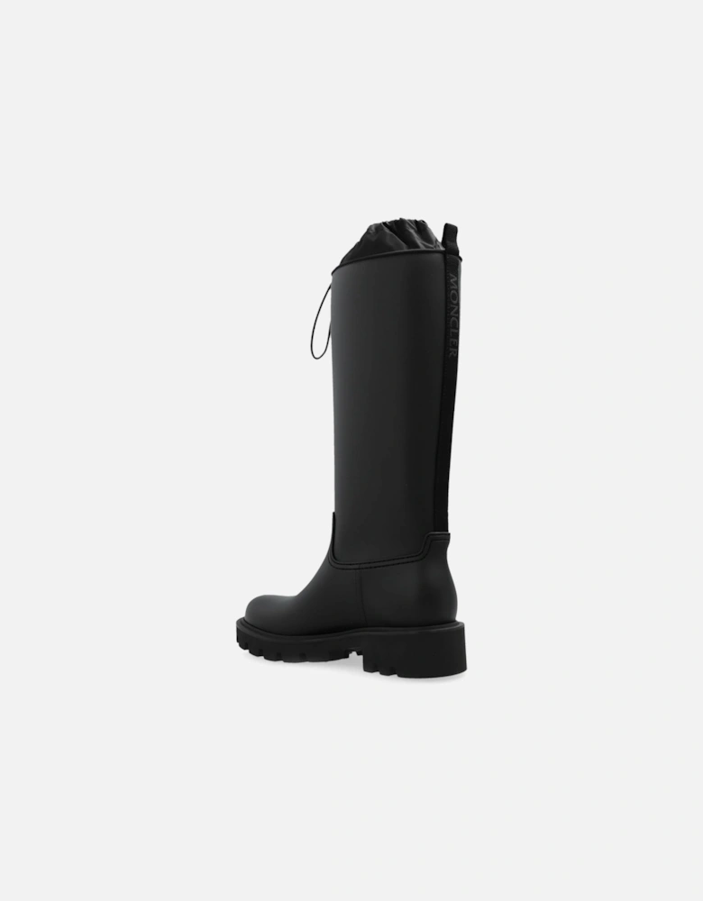 Womens Kickstream High Rain Boots Black