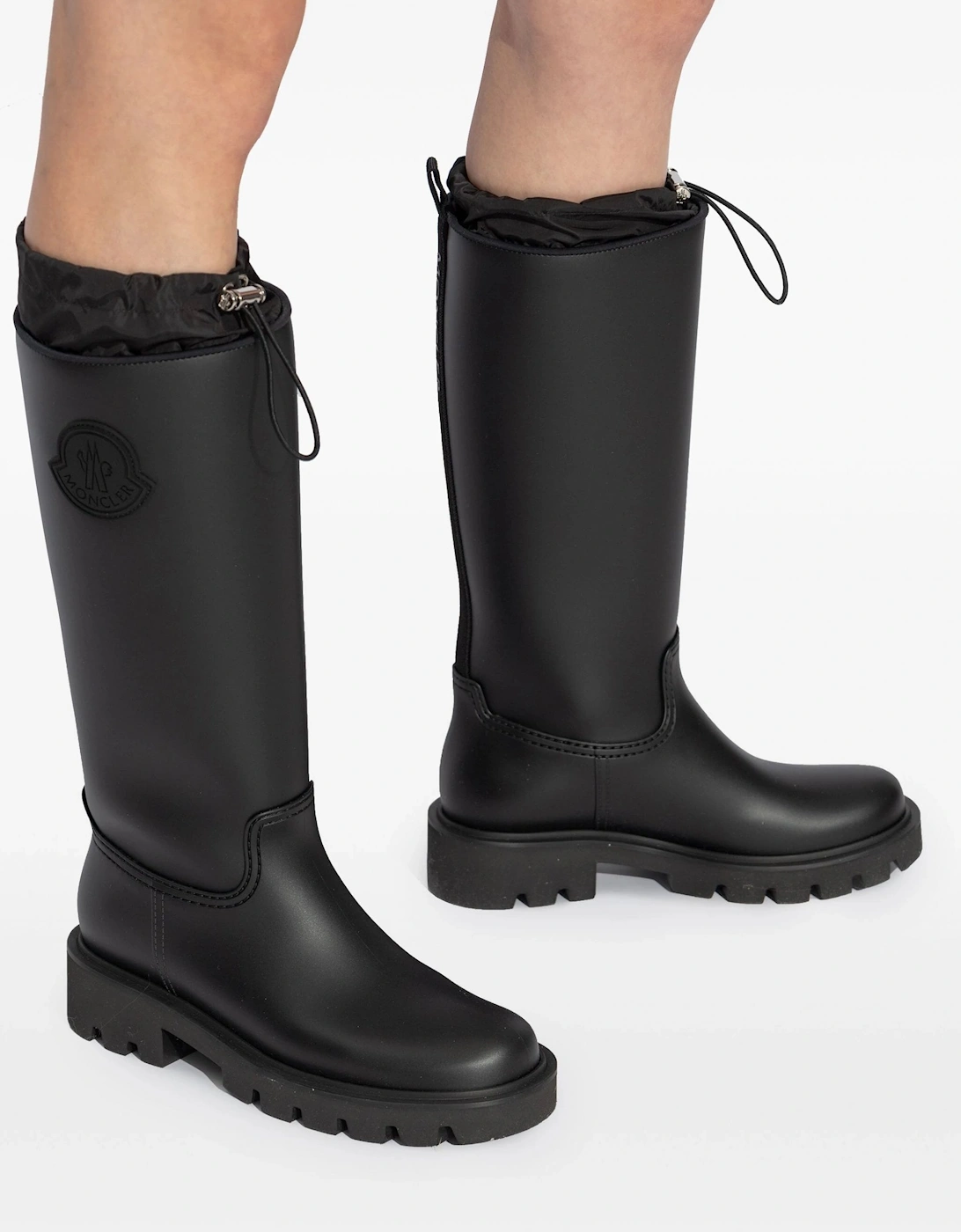 Womens Kickstream High Rain Boots Black