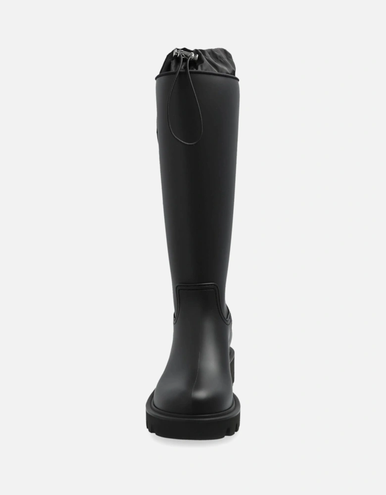 Womens Kickstream High Rain Boots Black