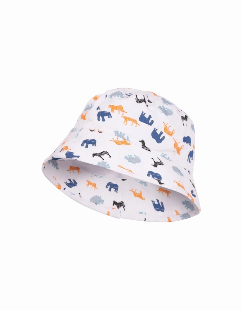 Childrens/Kids Zebdee Safari Animals Bucket Hat