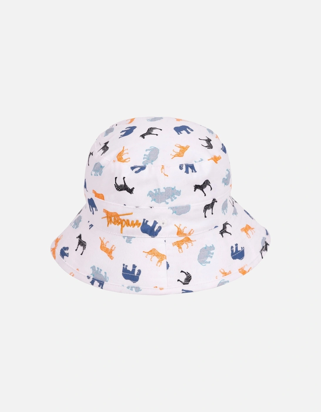 Childrens/Kids Zebdee Safari Animals Bucket Hat