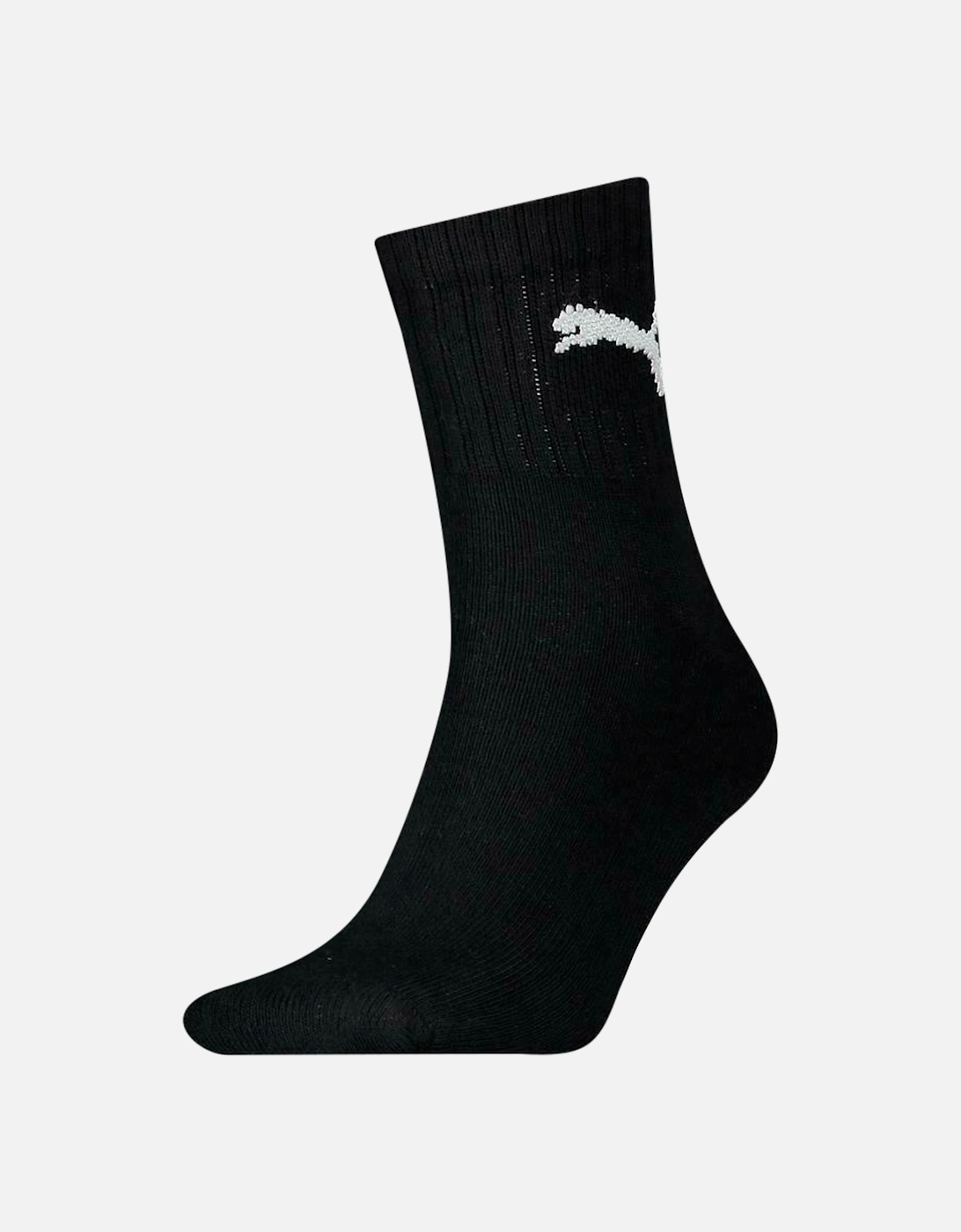 Puma Unisex Black Adult Lightweight Crew Socks (Pack Of 3) - Size: 9/10/9.5/10.5/11/9/9.5/10/10.5/11