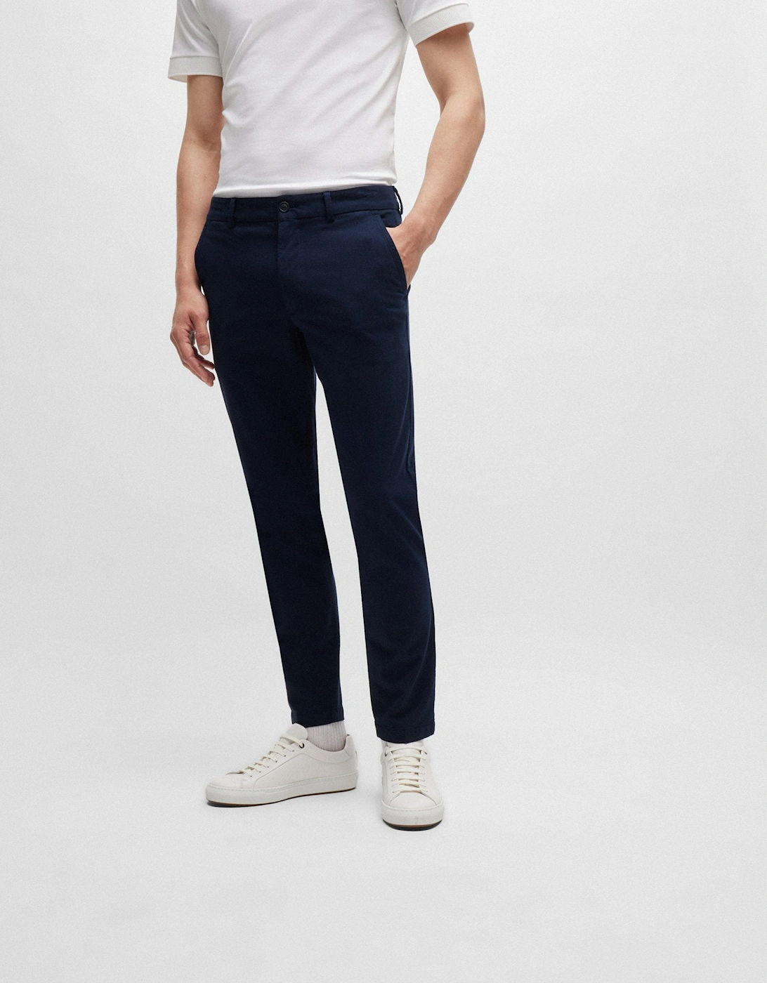 BOSS Black P-Kaiton Trousers 10255114 404 Dk Blue