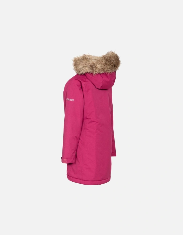 Childrens Girls Fame Waterproof Parka Jacket