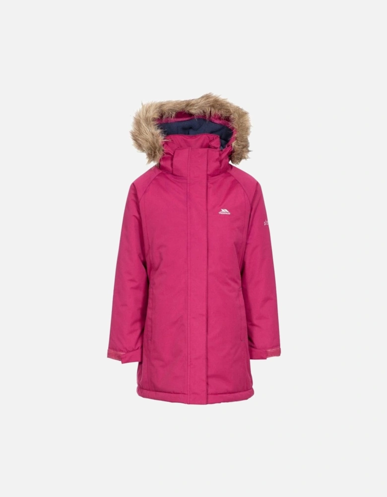 Childrens Girls Fame Waterproof Parka Jacket