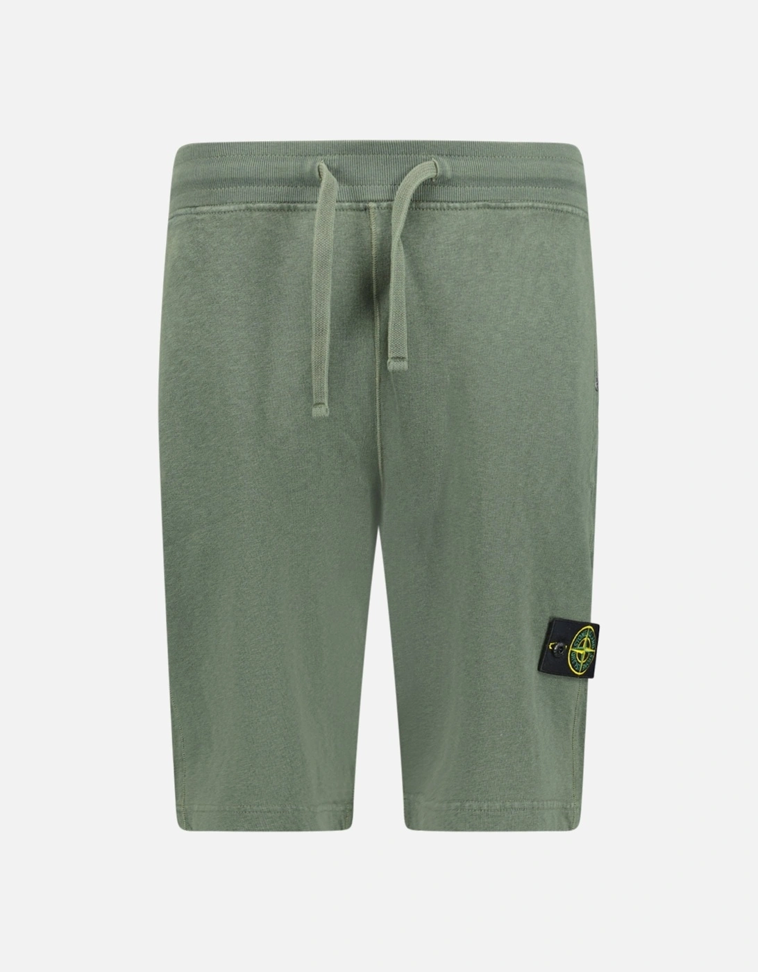 Badge Bermuda Sweat Shorts Musk Green, 4 of 3