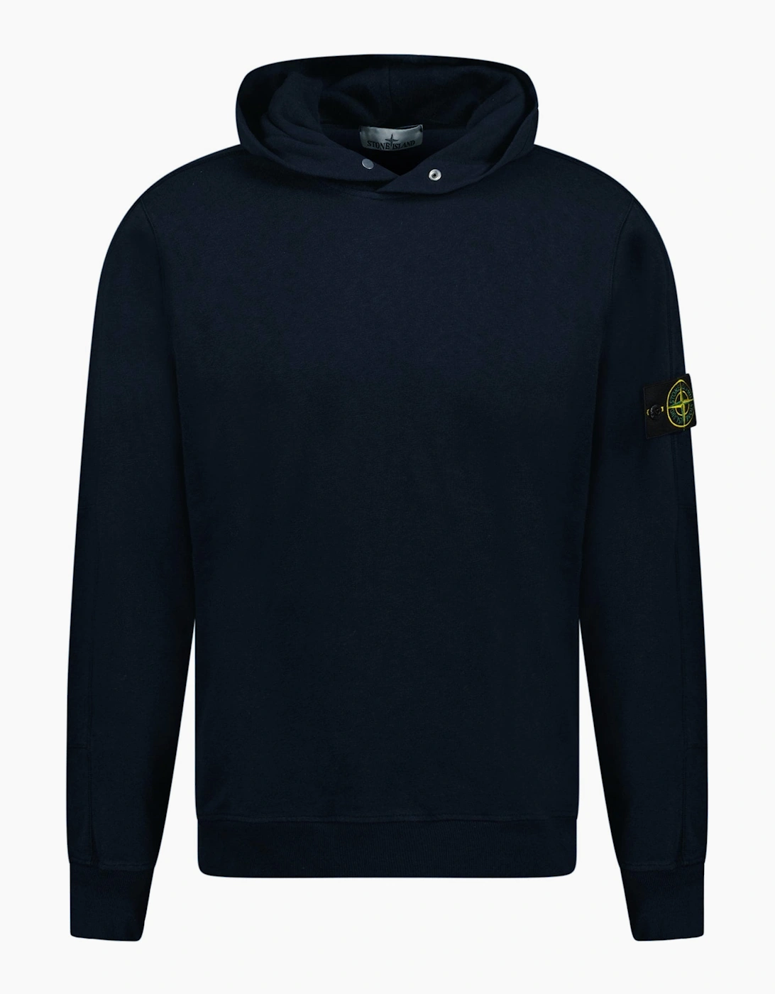 Men's Stone Island ‘Old’ Treatment Hooded Sweatshirt Navy - Size: 38