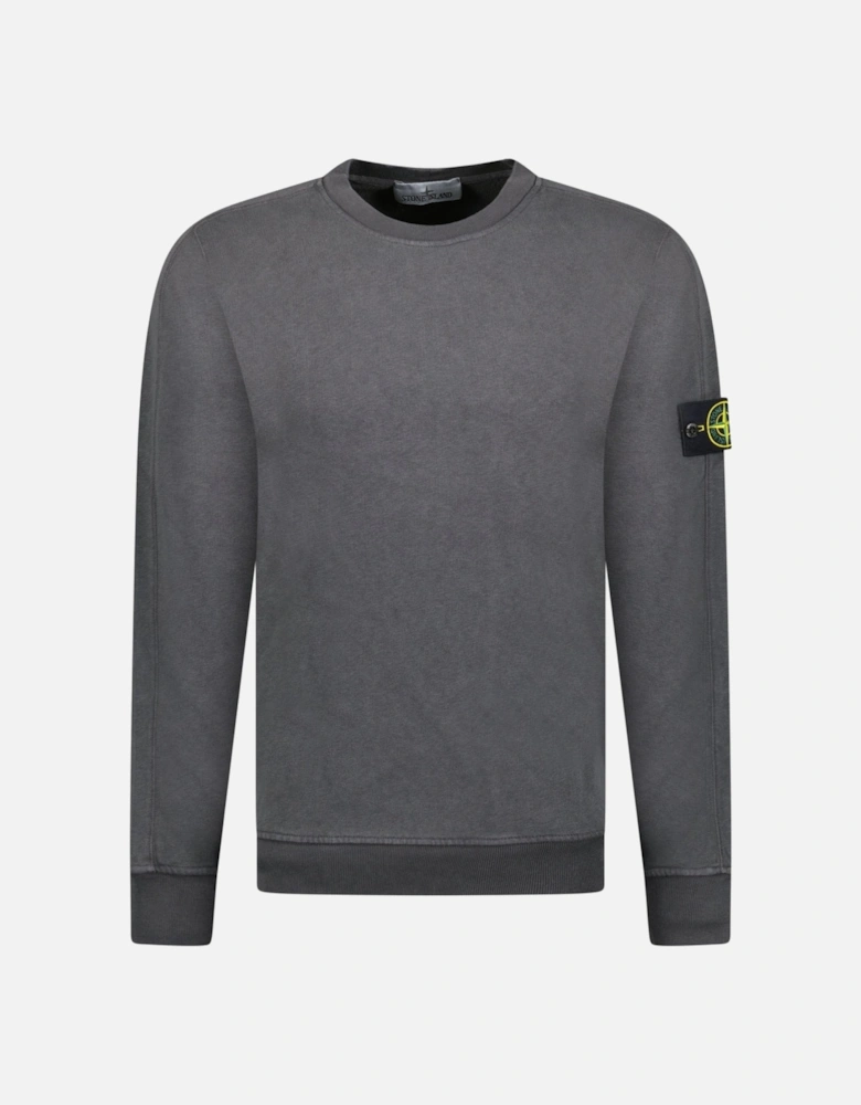 Crew Neck Light Sweatshirt Dark Grey