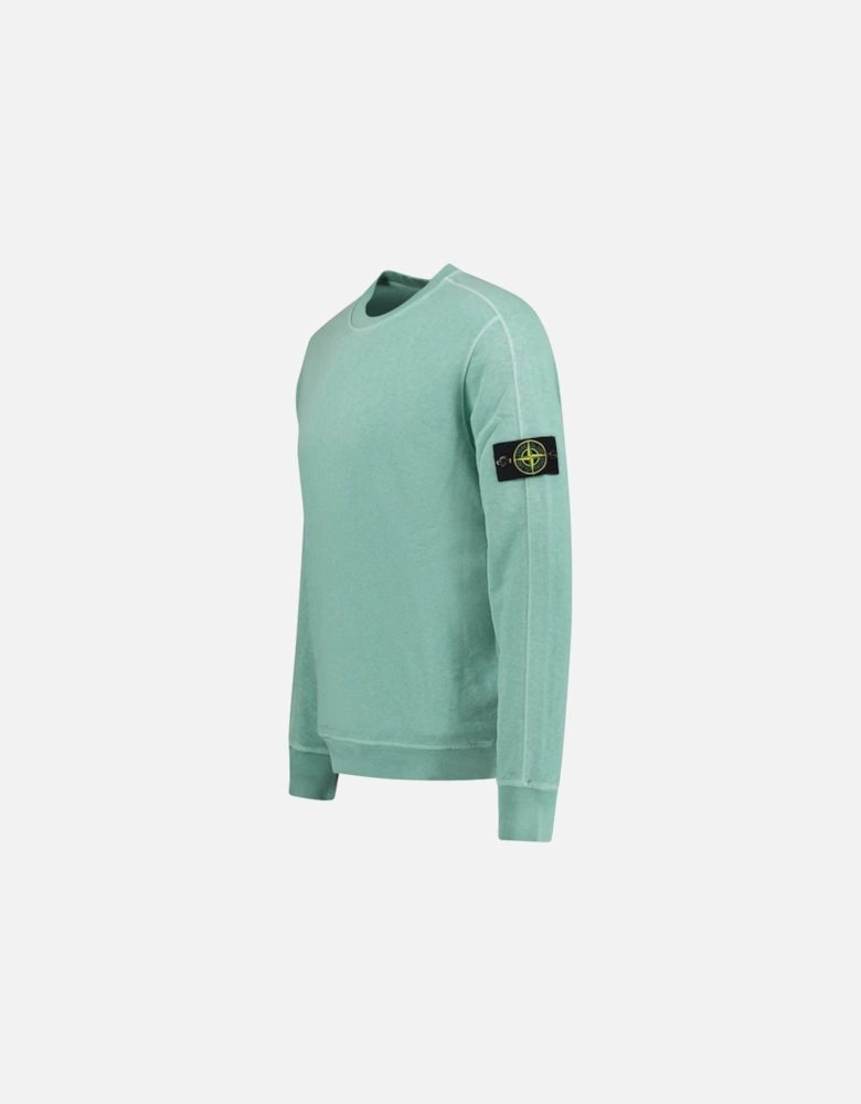 Crew Neck Light Sweatshirt Mint Green