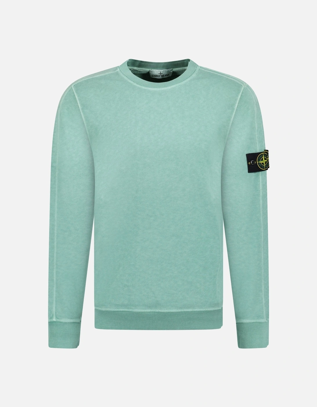 Crew Neck Light Sweatshirt Mint Green, 3 of 2