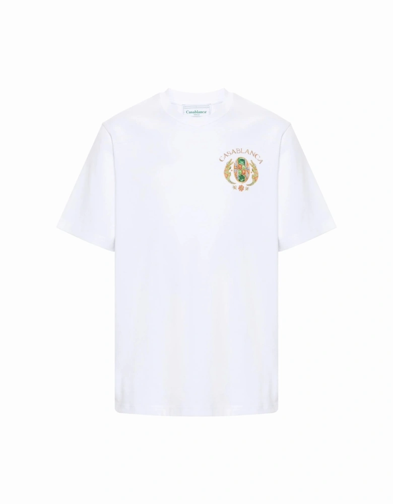 Joyaux D'Afrique Tennis Club Printed T-Shirt in White