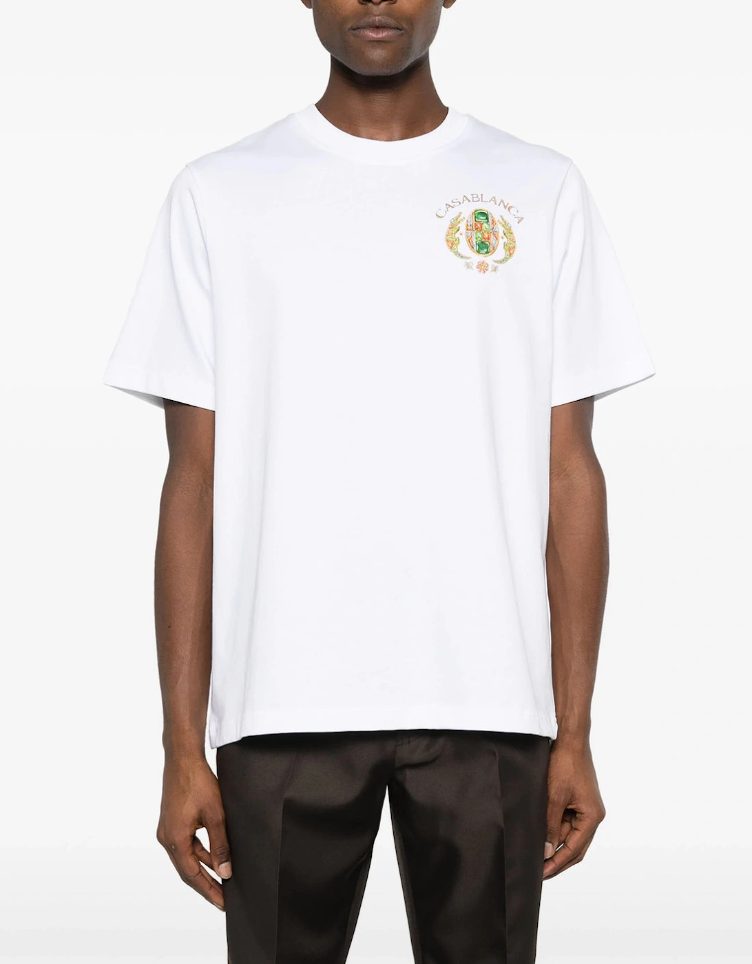 Joyaux D'Afrique Tennis Club Printed T-Shirt in White