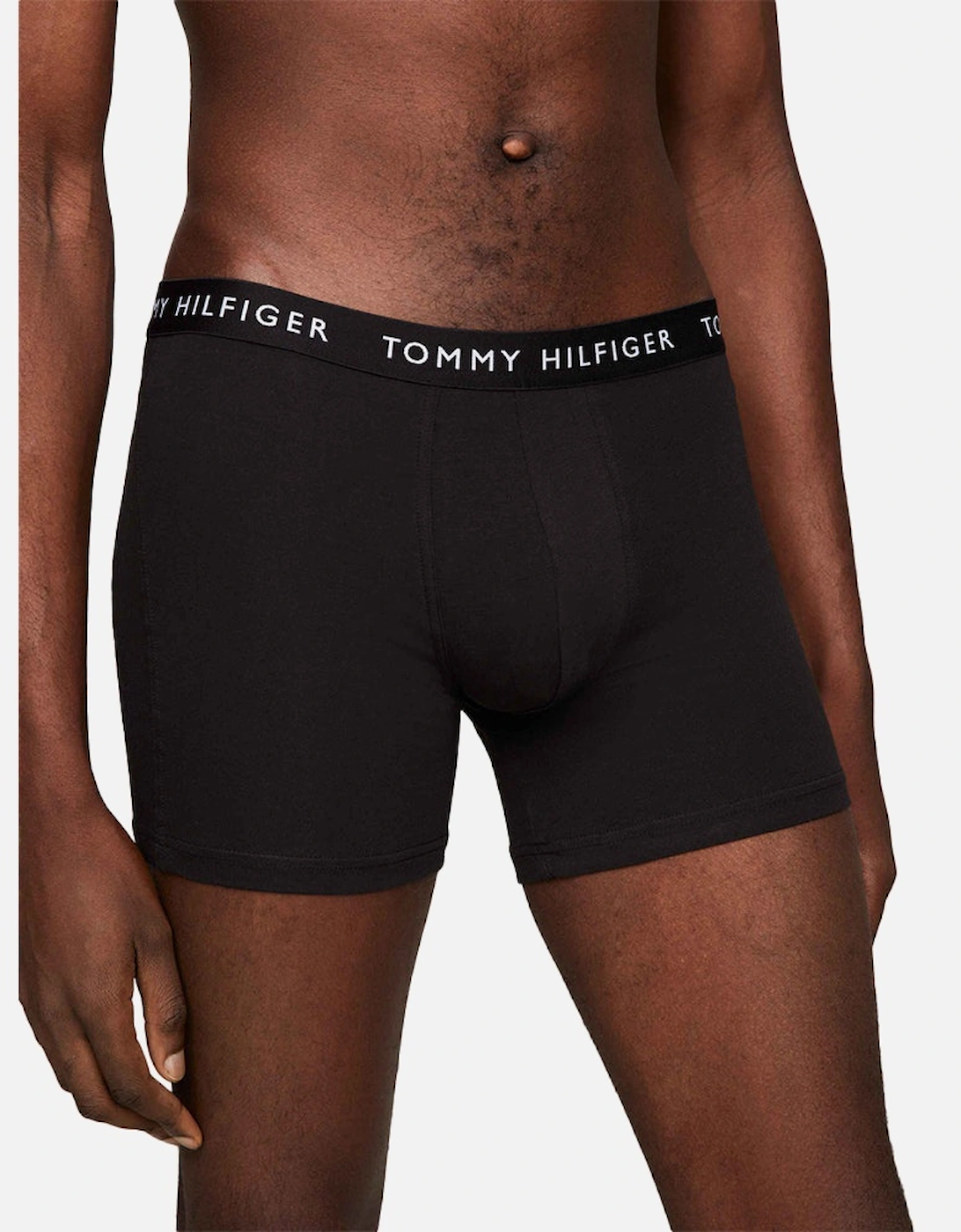 3-Pack Recycled Essentials Boxer Briefs, Black