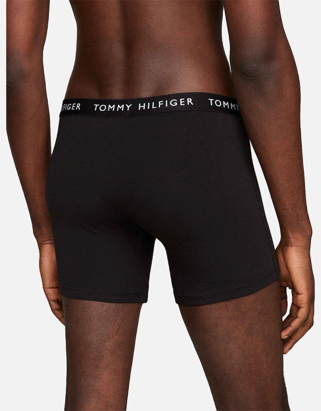 3-Pack Recycled Essentials Boxer Briefs, Black