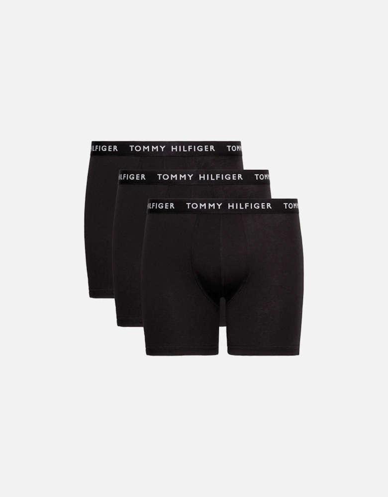 3-Pack Recycled Essentials Boxer Briefs, Black