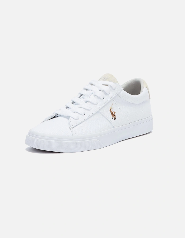 Sayer Canvas White Trainers