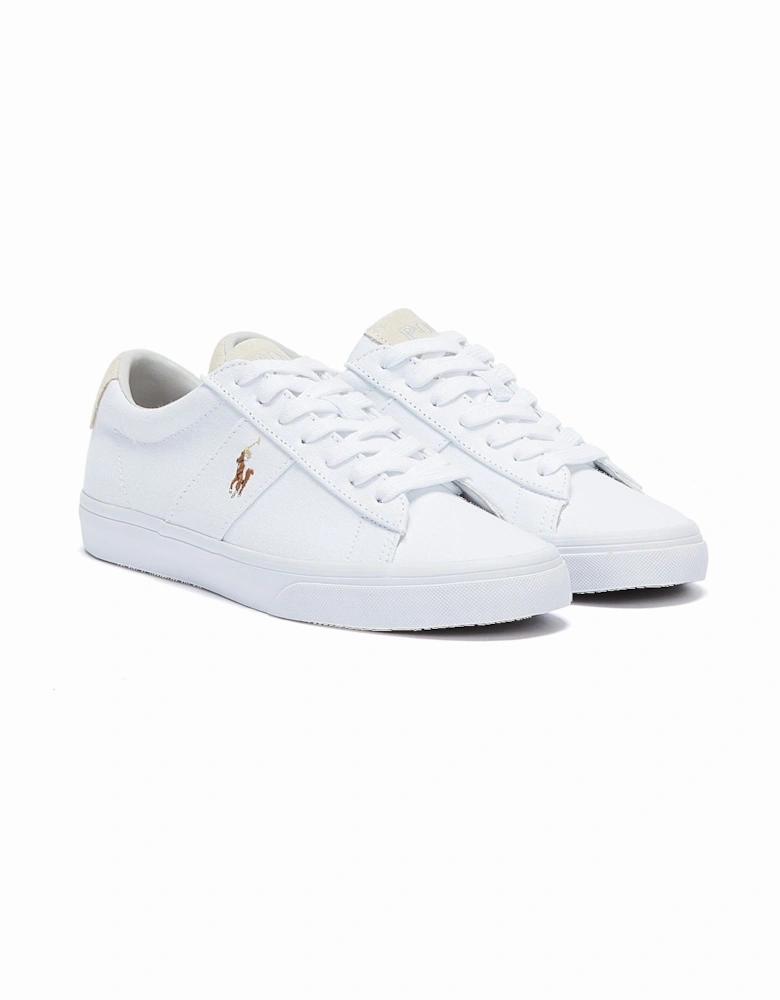 Sayer Canvas White Trainers