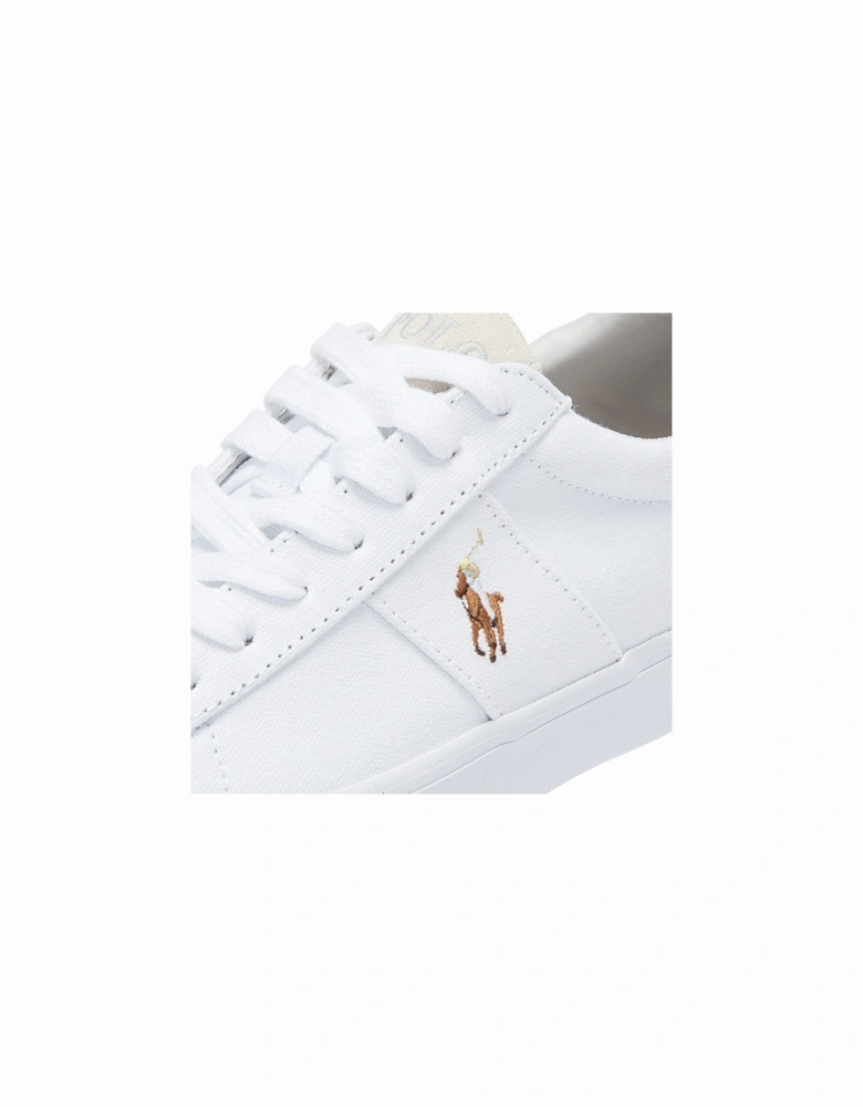 Sayer Canvas White Trainers