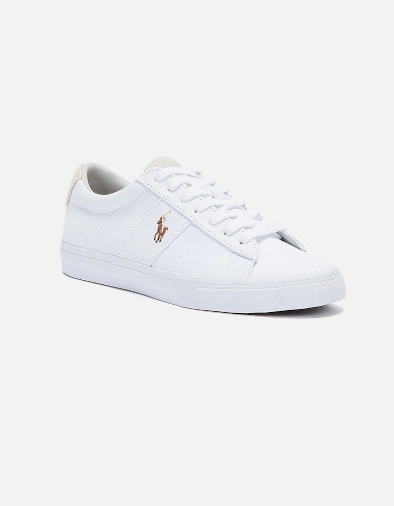 Sayer Canvas White Trainers