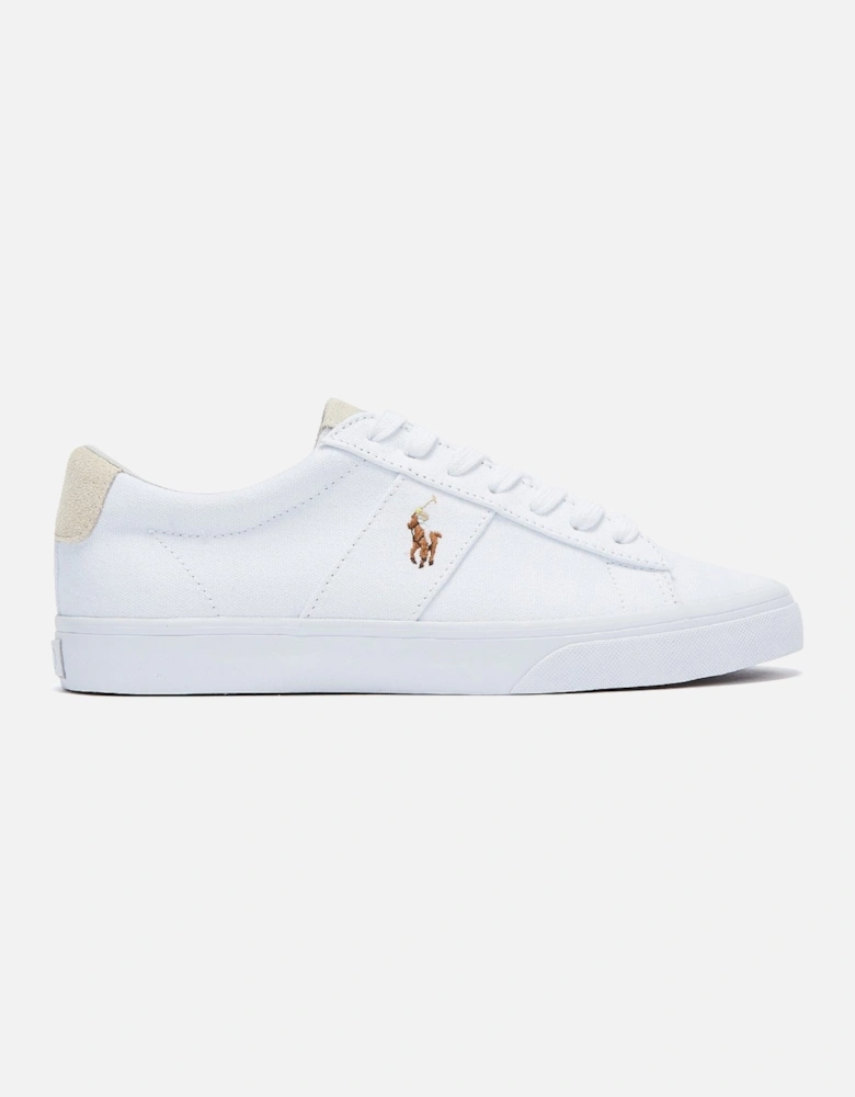 Sayer Canvas White Trainers