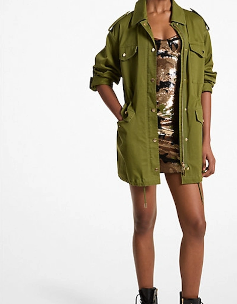 Stretch Organic Cotton Anorak