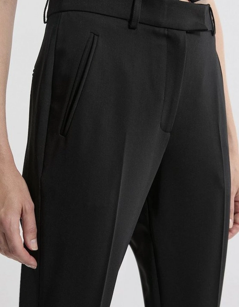 Tailored Flare Slim Leg Trousers