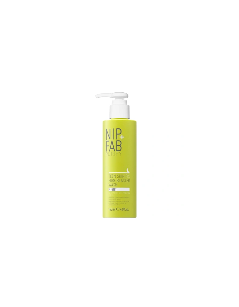 NIP+FAB Teen Skin Fix Pore Blaster Night Wash 145ml - NIP+FAB