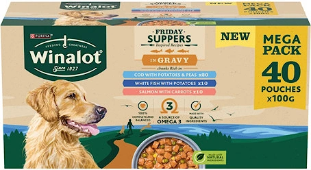 Winalot Friday Suppers in Gravy 40x100g