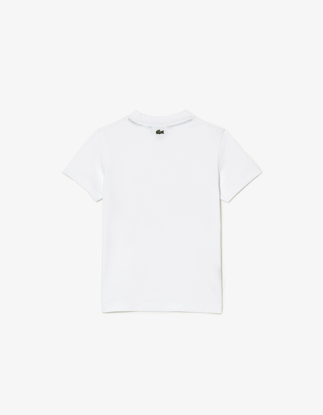 Boy's White Crocodile Logo t-shirt