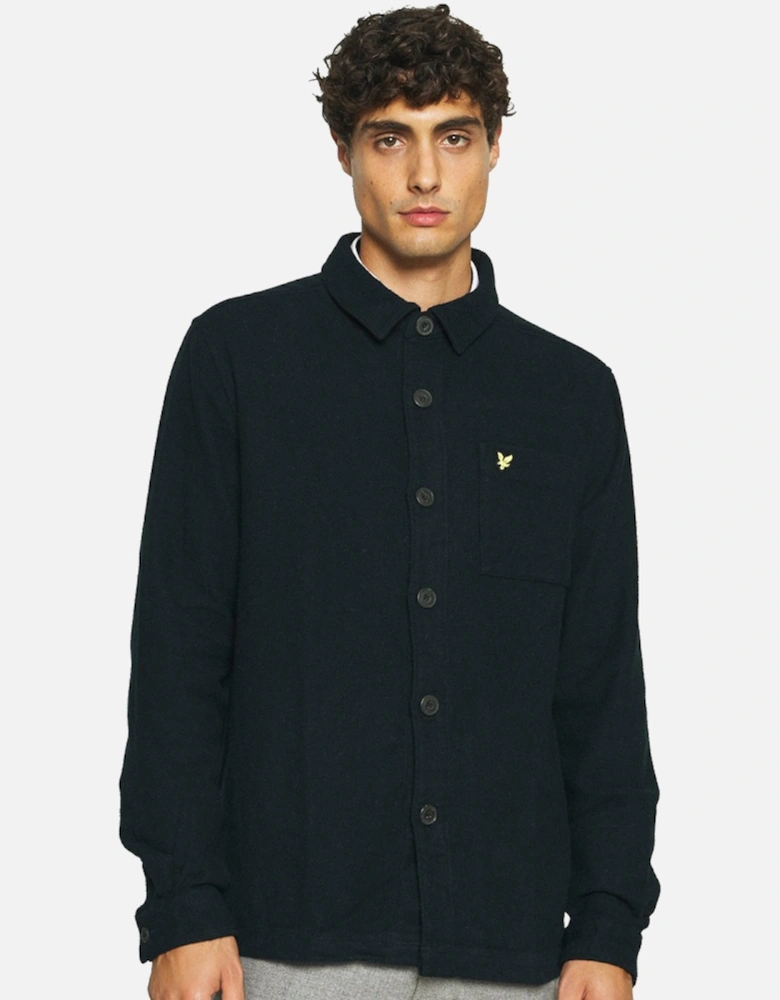 Lyle & Scott Mens Brushed Long Sleeve Casual Overshirt