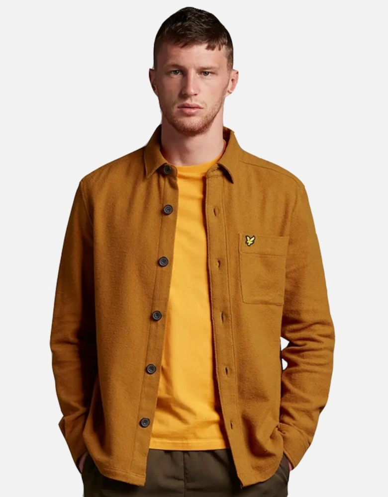 Lyle & Scott Mens Brushed Long Sleeve Casual Overshirt