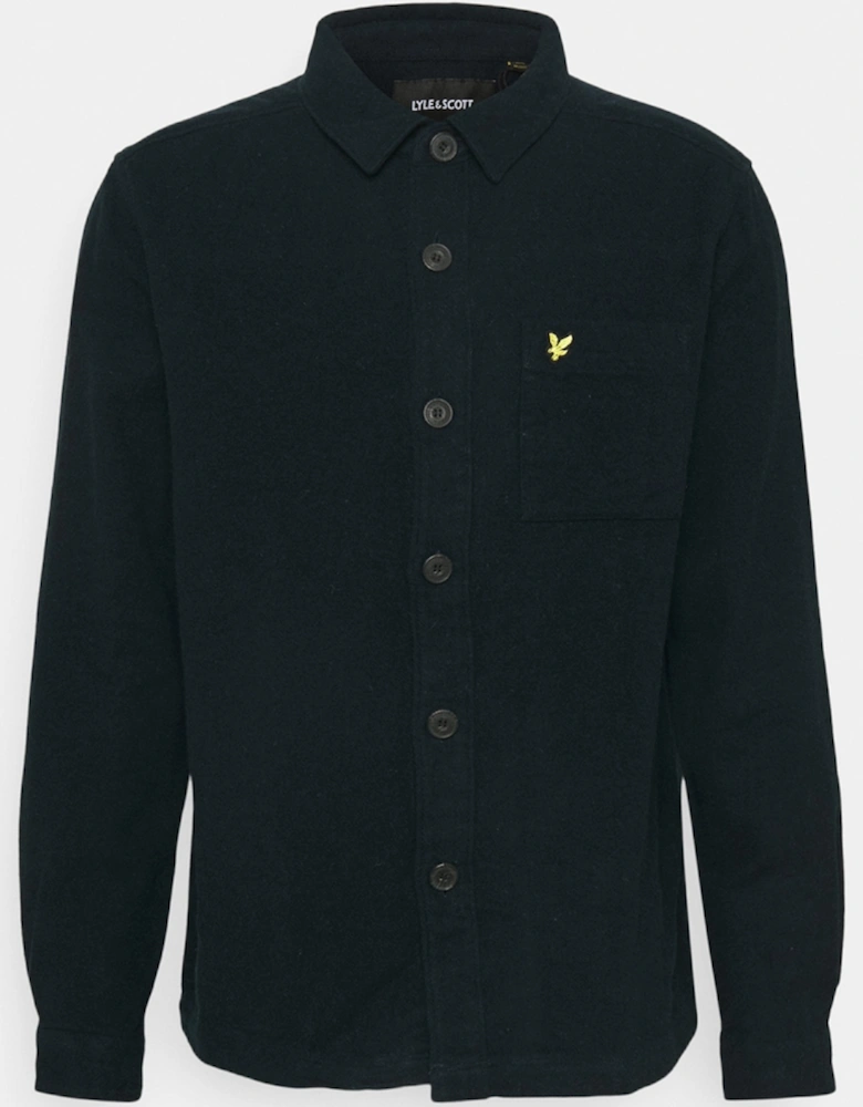 Lyle & Scott Mens Brushed Long Sleeve Casual Overshirt