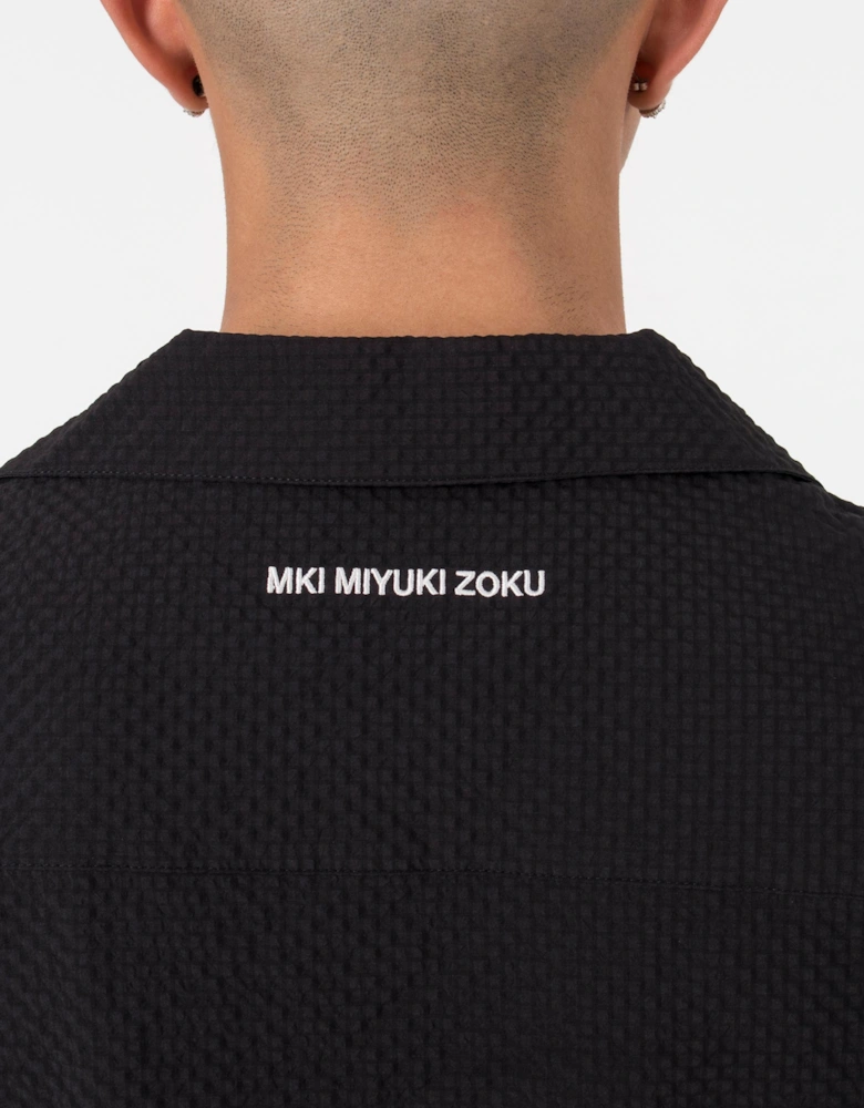 Oversized Seersucker Vacation Shirt